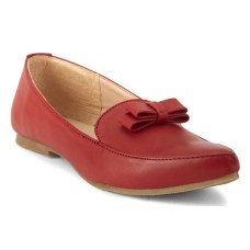 Estatos Synthetic Leather Flat Comfortable Maroon Bellies